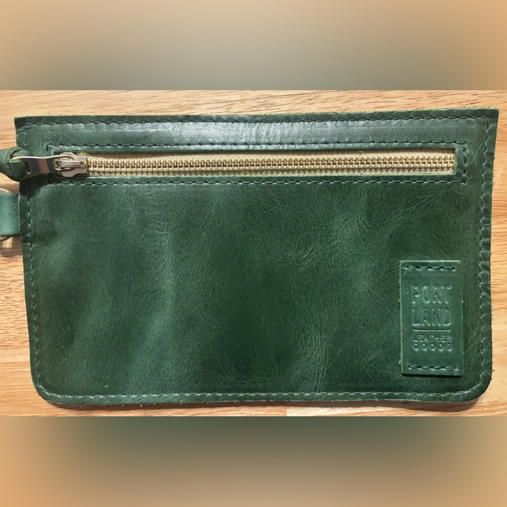 Portland Leather Adriana Wristlet Cowboy Mint